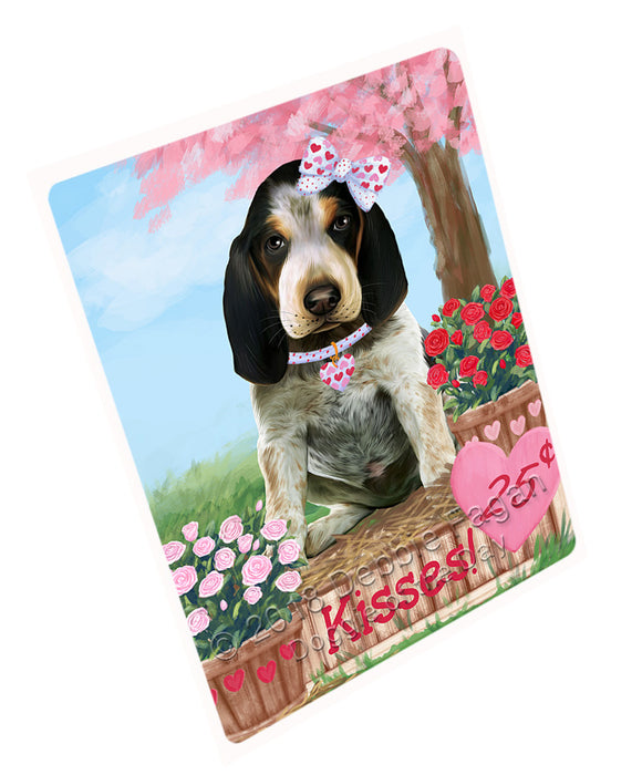 Rosie 25 Cent Kisses Bluetick Coonhound Dog Large Refrigerator / Dishwasher Magnet RMAG97902