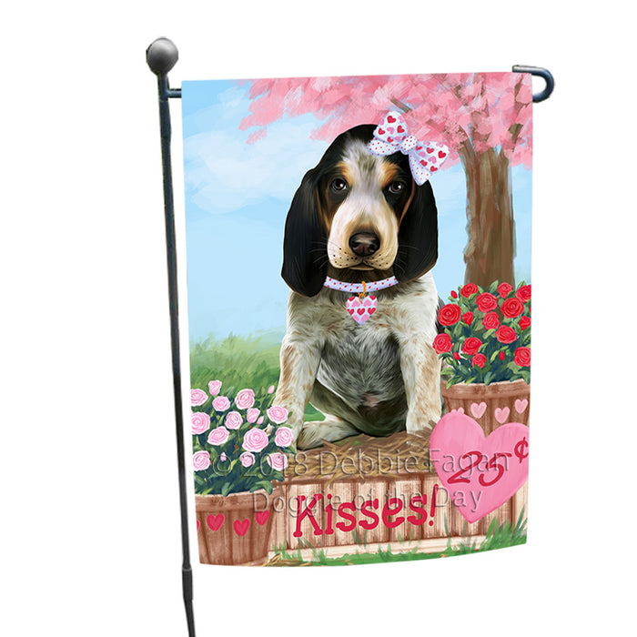 Rosie 25 Cent Kisses Bluetick Coonhound Dog Garden Flag GFLG56487