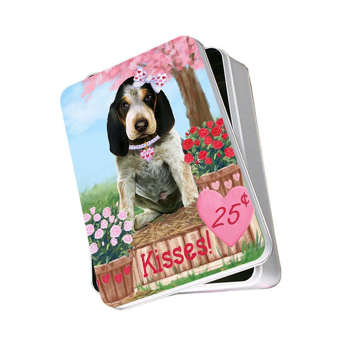 Rosie 25 Cent Kisses Bluetick Coonhound Dog Photo Storage Tin PITN55882