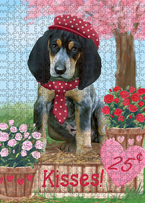 Rosie 25 Cent Kisses Bluetick Coonhound Dog Puzzle with Photo Tin PUZL91964