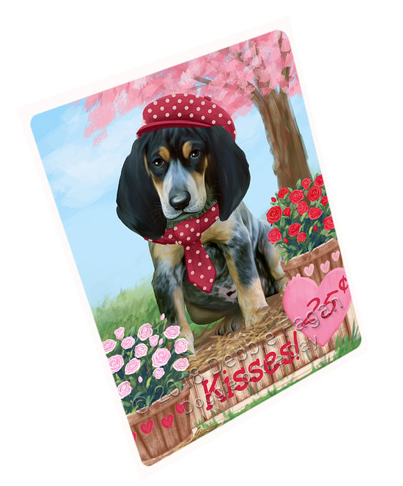 Rosie 25 Cent Kisses Bluetick Coonhound Dog Large Refrigerator / Dishwasher Magnet RMAG97908