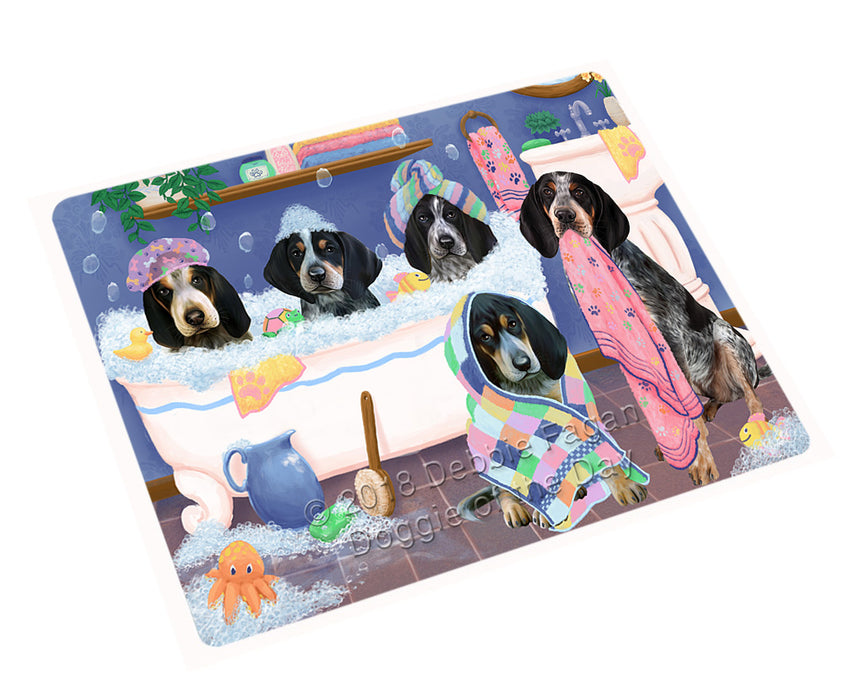 Rub A Dub Dogs In A Tub Bluetick Coonhounds Dog Large Refrigerator / Dishwasher Magnet RMAG102882