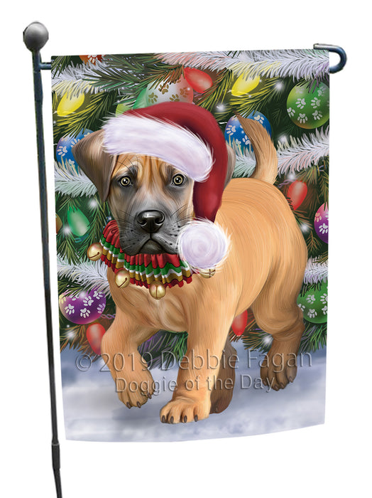 Chistmas Trotting in the Snow Boerboel Dog Garden Flags Outdoor Decor for Homes and Gardens Double Sided Garden Yard Spring Decorative Vertical Home Flags Garden Porch Lawn Flag for Decorations GFLG68495