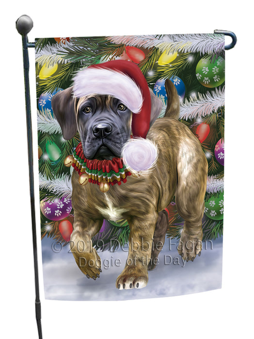 Chistmas Trotting in the Snow Boerboel Dog Garden Flags Outdoor Decor for Homes and Gardens Double Sided Garden Yard Spring Decorative Vertical Home Flags Garden Porch Lawn Flag for Decorations GFLG68497