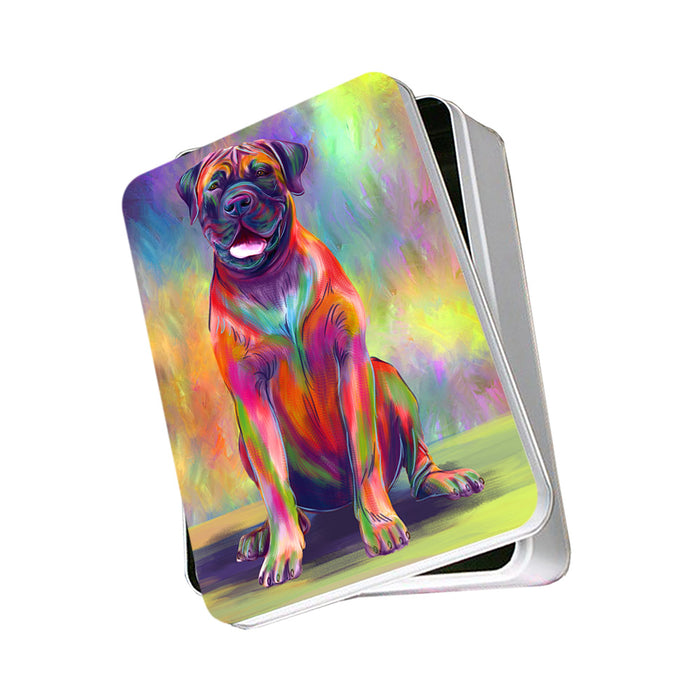 Paradise Wave Boerboel Dog Photo Storage Tin PITN57441