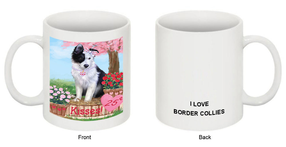 Rosie 25 Cent Kisses Border Collie Dog Coffee Mug MUG51339