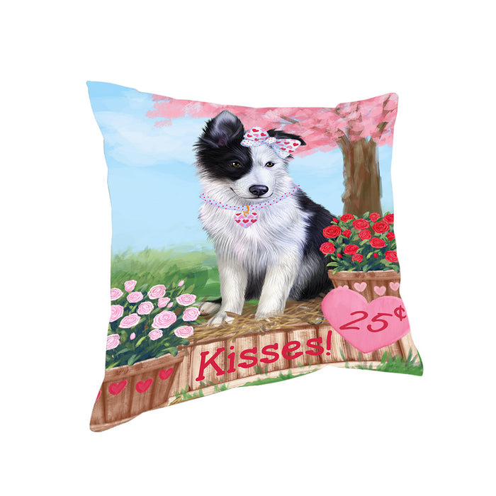 Rosie 25 Cent Kisses Border Collie Dog Pillow PIL78056