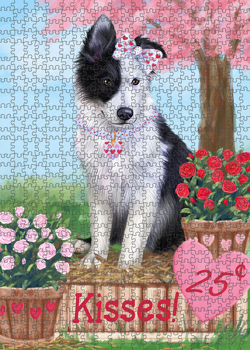 Rosie 25 Cent Kisses Border Collie Dog Puzzle with Photo Tin PUZL91968