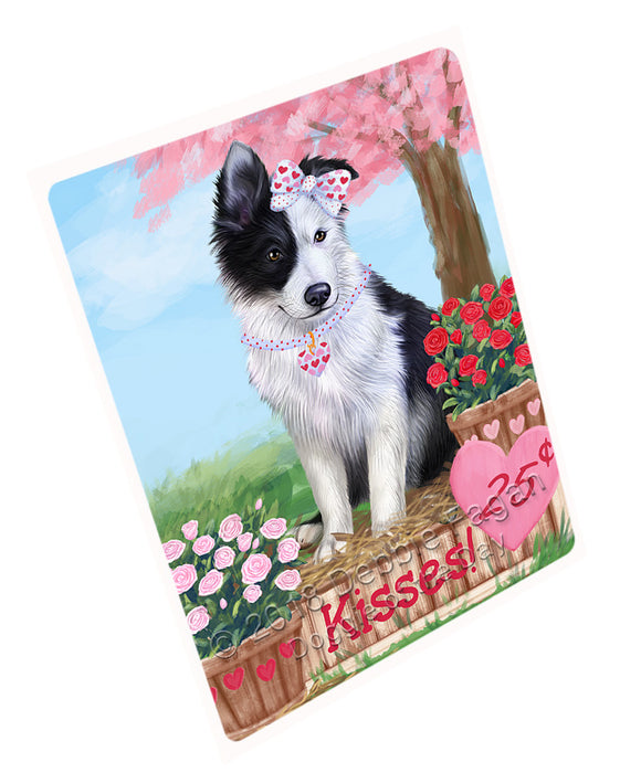 Rosie 25 Cent Kisses Border Collie Dog Magnet MAG72960 (Small 5.5" x 4.25")