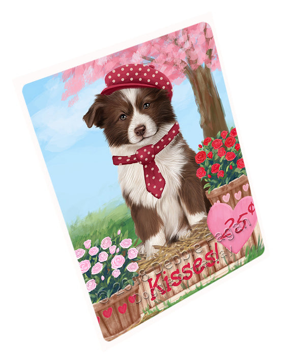 Rosie 25 Cent Kisses Border Collie Dog Magnet MAG72963 (Small 5.5" x 4.25")