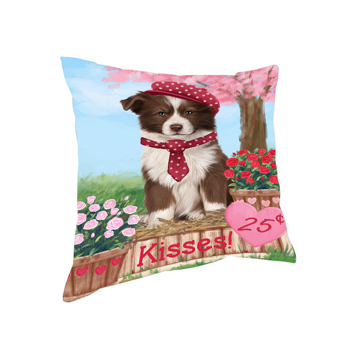 Rosie 25 Cent Kisses Border Collie Dog Pillow PIL78060