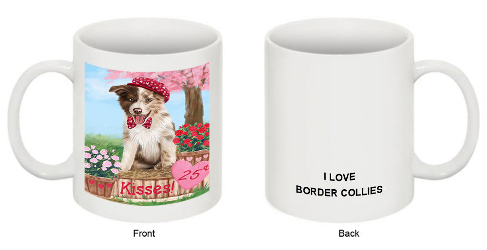 Rosie 25 Cent Kisses Border Collie Dog Coffee Mug MUG51341
