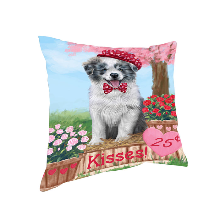 Rosie 25 Cent Kisses Border Collie Dog Pillow PIL78068