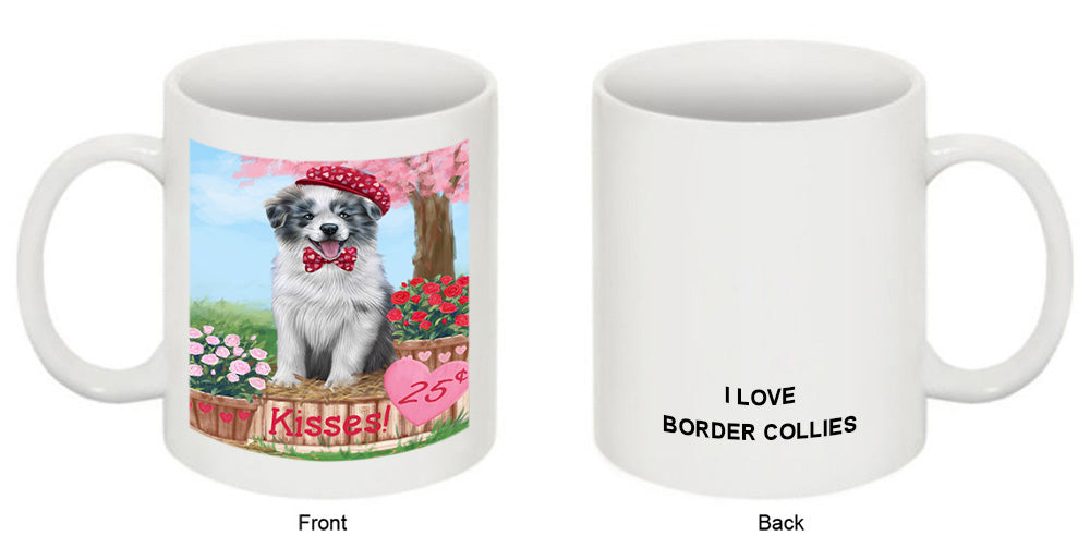 Rosie 25 Cent Kisses Border Collie Dog Coffee Mug MUG51342