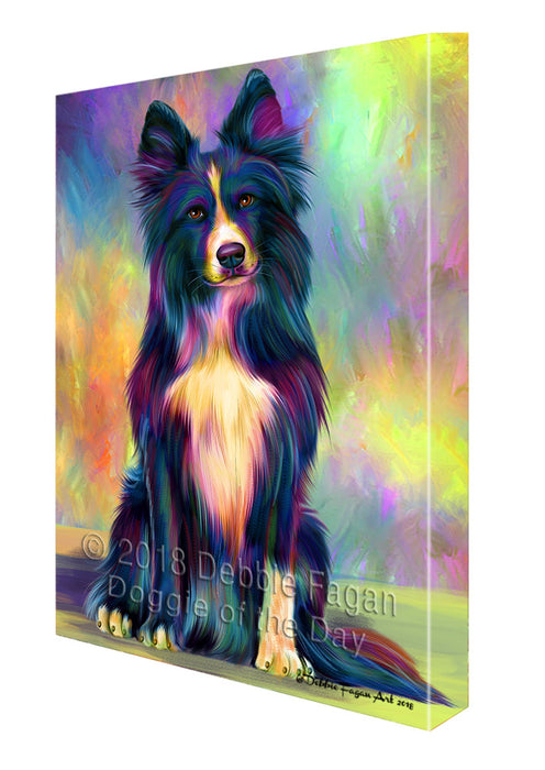 Paradise Wave Border Collie Dog Canvas Print Wall Art Décor CVS126773