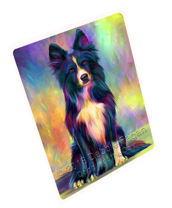 Paradise Wave Border Collie Dog Cutting Board C73320