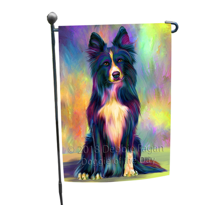 Paradise Wave Border Collie Dog Garden Flag GFLG56609