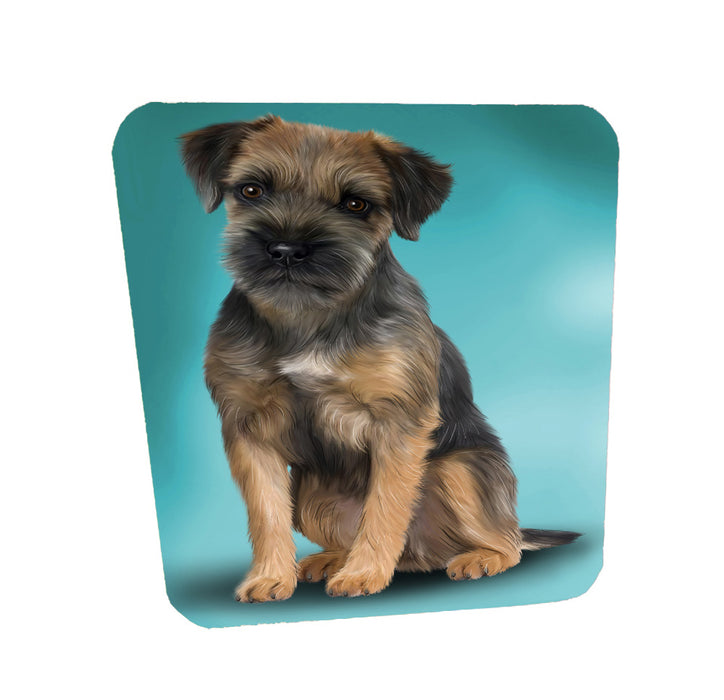 Border Terrier Dog Coasters Set of 4 CSTA58713
