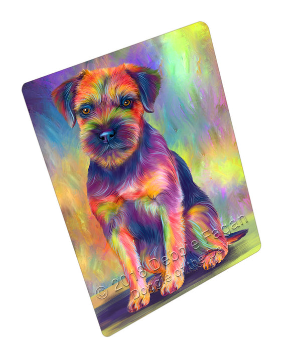Paradise Wave Border Terrier Dog Refrigerator / Dishwasher Magnet RMAG109962