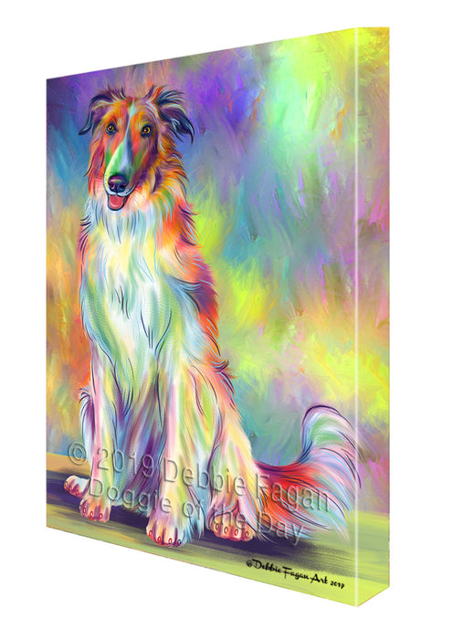 Paradise Wave Borzoi Dog Canvas Print Wall Art Décor CVS145106