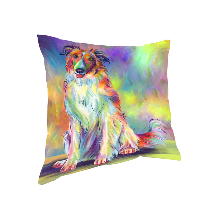 Paradise Wave Borzoi Dog Pillow with Top Quality High-Resolution Images - Ultra Soft Pet Pillows for Sleeping - Reversible & Comfort - Ideal Gift for Dog Lover - Cushion for Sofa Couch Bed - 100% Polyester