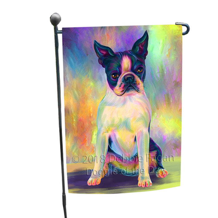 Paradise Wave Boston Terrier Dog Garden Flag GFLG56610