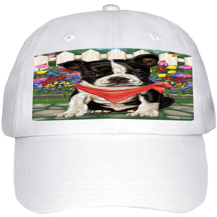 Spring Dog House Boston Terriers Dog Ball Hat Cap HAT53148