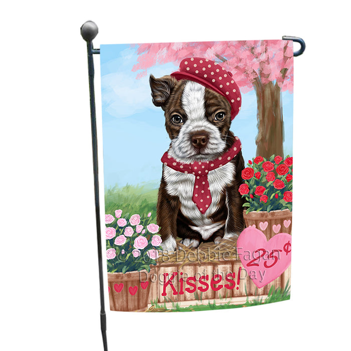 Rosie 25 Cent Kisses Boston Terrier Dog Garden Flag GFLG56494