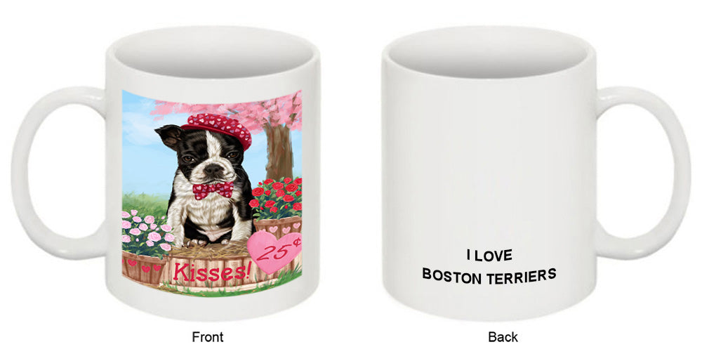 Rosie 25 Cent Kisses Boston Terrier Dog Coffee Mug MUG51345