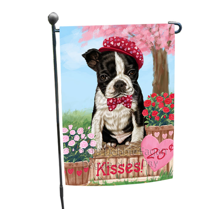 Rosie 25 Cent Kisses Boston Terrier Dog Garden Flag GFLG56495