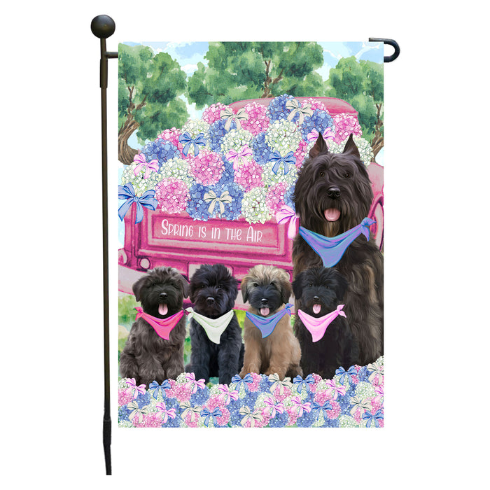 Bouviers des Flandres Dogs Garden Flag: Explore a Variety of Personalized Designs, Double-Sided, Weather Resistant, Custom, Outdoor Garden Yard Decor for Dog and Pet Lovers