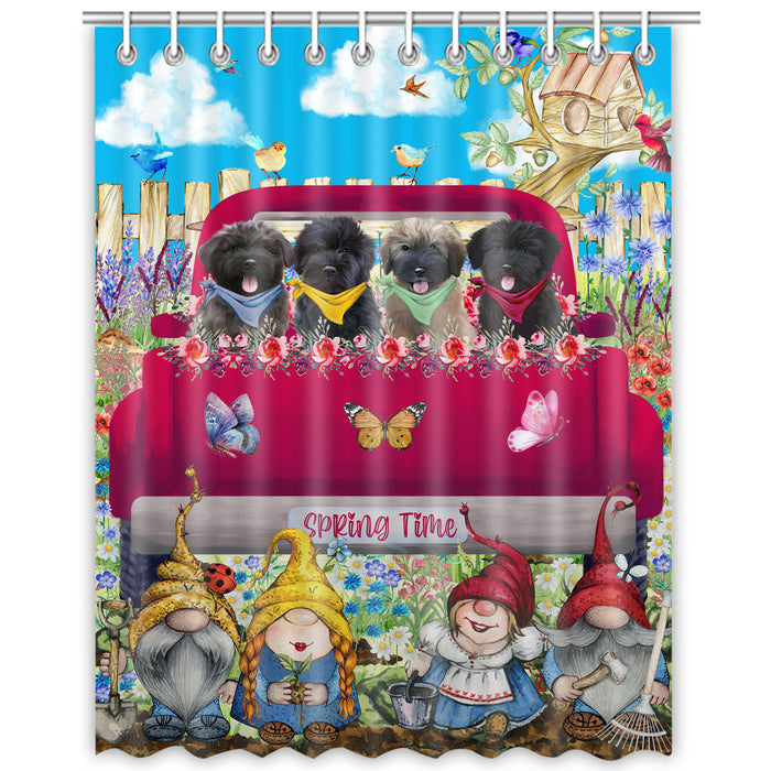 Bouviers des Flandres Shower Curtain, Explore a Variety of Custom Designs, Personalized, Waterproof Bathtub Curtains with Hooks for Bathroom, Gift for Dog and Pet Lovers