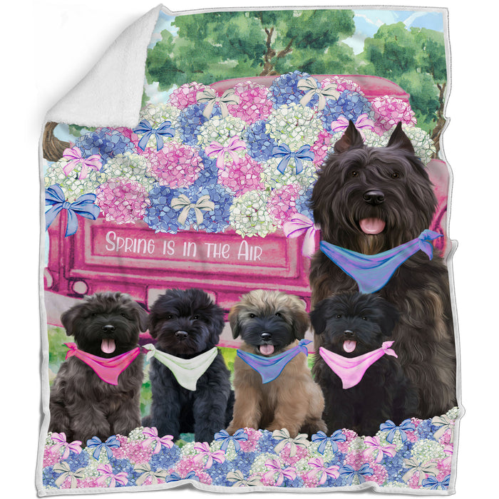 Bouviers des Flandres Blanket: Explore a Variety of Designs, Personalized, Custom Bed Blankets, Cozy Sherpa, Fleece and Woven, Dog Gift for Pet Lovers