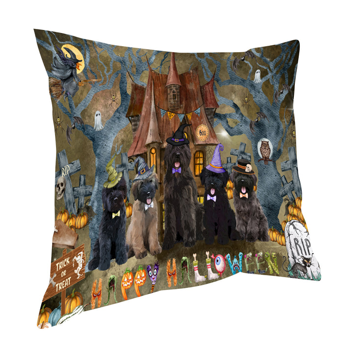 Bouviers des Flandres Pillow: Explore a Variety of Designs, Custom, Personalized, Pet Cushion for Sofa Couch Bed, Halloween Gift for Dog Lovers