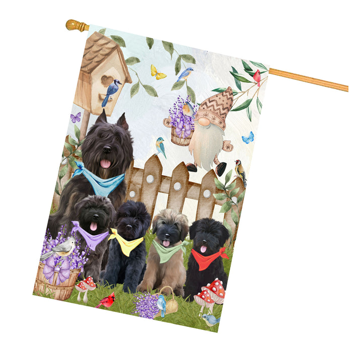 Bouviers des Flandres Dogs House Flag: Explore a Variety of Designs, Custom, Personalized, Weather Resistant, Double-Sided, Home Outside Yard Decor for Dog and Pet Lovers