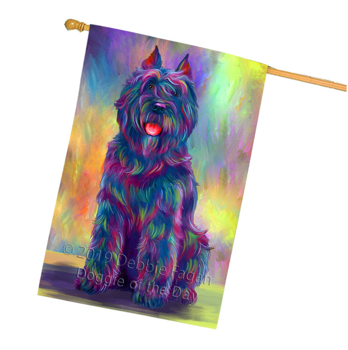 Paradise Wave Bouviers Des Flandres Dog House Flag FLG66455