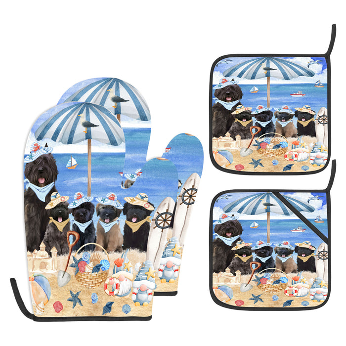 Bouviers Des Flandres Oven Mitts and Pot Holder: Explore a Variety of Designs, Potholders with Kitchen Gloves for Cooking, Custom, Personalized, Gifts for Pet & Dog Lover