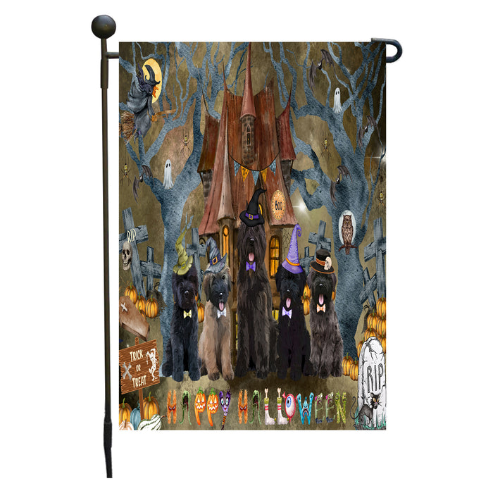 Bouviers des Flandres Dogs Garden Flag: Explore a Variety of Designs, Personalized, Custom, Weather Resistant, Double-Sided, Outdoor Garden Halloween Yard Decor for Dog and Pet Lovers