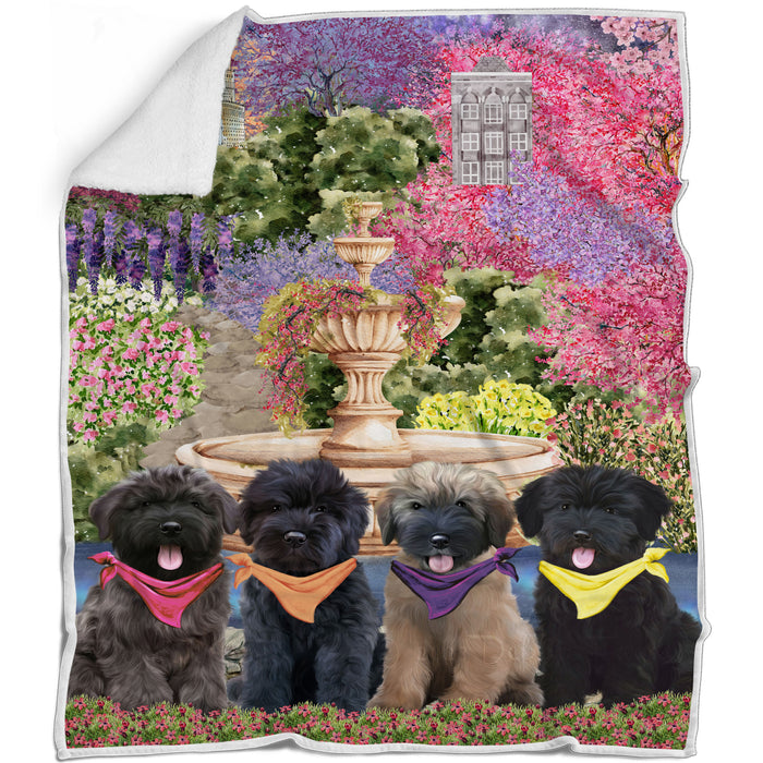 Bouviers des Flandres Blanket: Explore a Variety of Custom Designs, Bed Cozy Woven, Fleece and Sherpa, Personalized Dog Gift for Pet Lovers