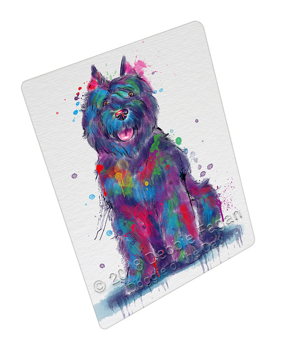 Watercolor Bouviers Des Flandres Dog Refrigerator / Dishwasher Magnet RMAG110226