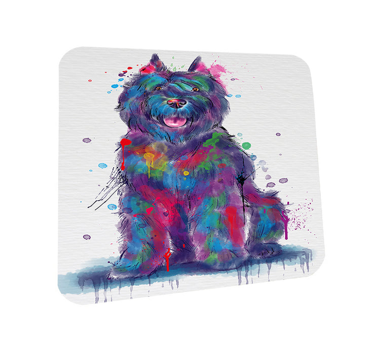 Watercolor Bouviers Des Flandres Dog Coasters Set of 4 CST57501