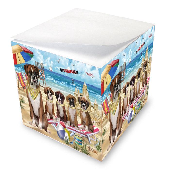 Pet Friendly Beach Boxer Dogs Coasters Set of 4 NOC-DOTD-A57130
