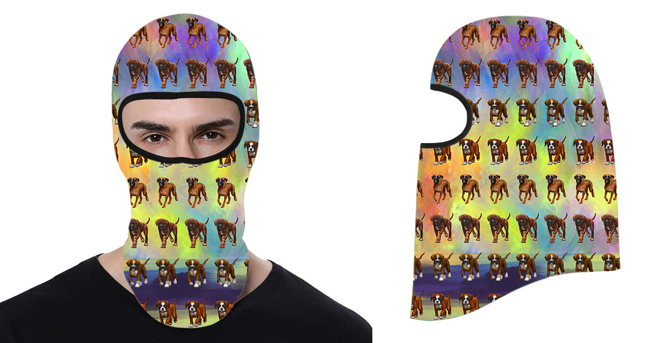 Paradise Wave Boxer Dogs All Over Print Balaclava Ski Mask