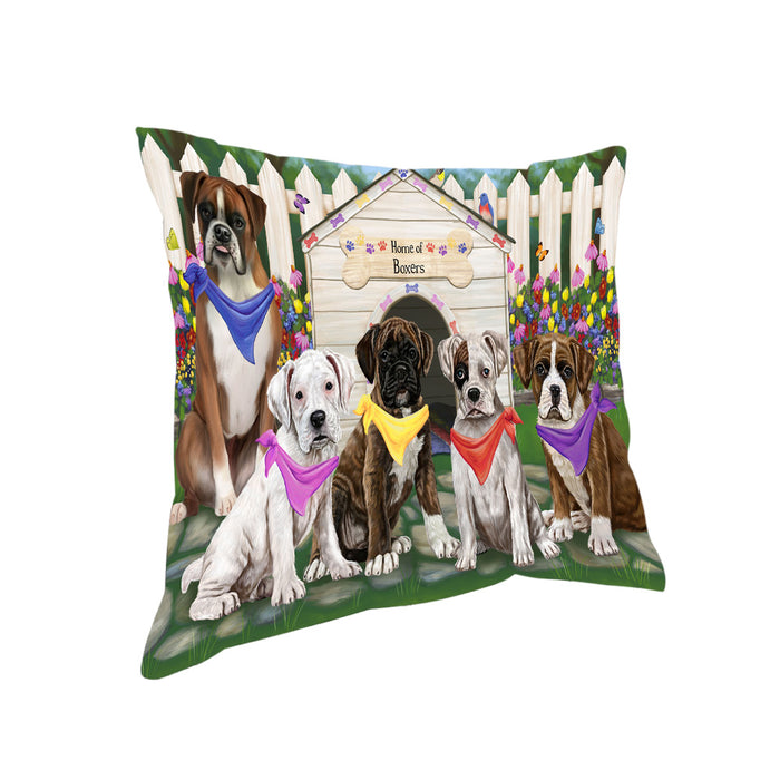 Spring Dog House Boxers Dog Pillow PIL55092