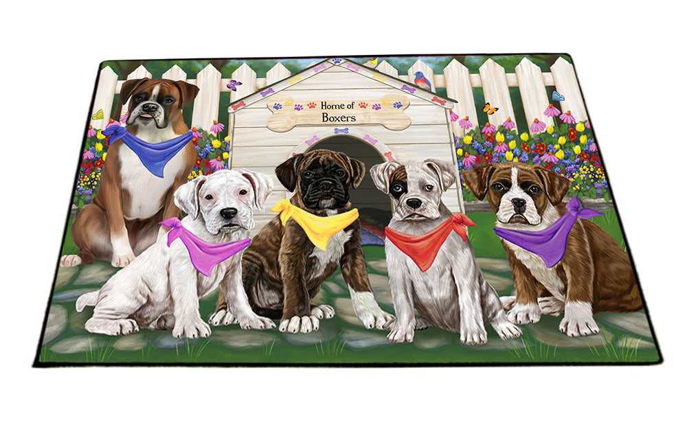 Spring Dog House Boxers Dog Floormat FLMS50124