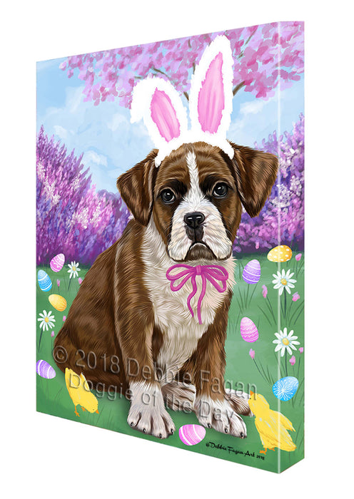 Boxer Dog Easter Holiday Canvas Wall Art CVS57207