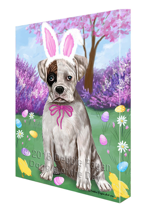 Boxer Dog Easter Holiday Canvas Wall Art CVS57225