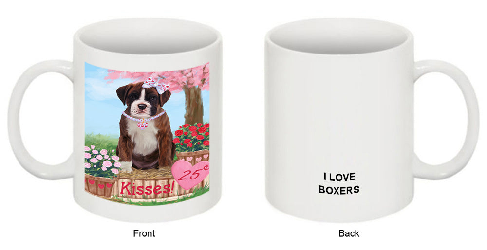 Rosie 25 Cent Kisses Boxer Dog Coffee Mug MUG51346