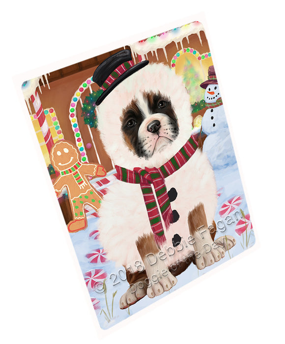 Christmas Gingerbread House Candyfest Boxer Dog Cutting Board C73770