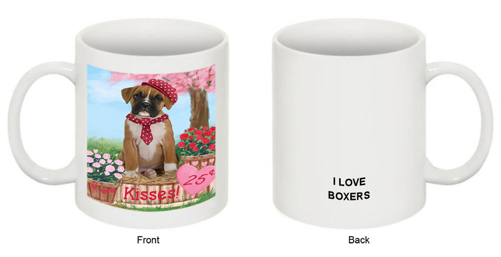 Rosie 25 Cent Kisses Boxer Dog Coffee Mug MUG51347